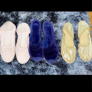 3 pairs House slippers 🍂🌺🌷